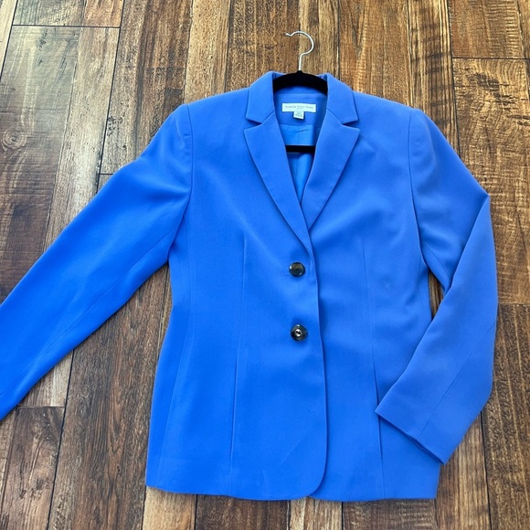 Vintage Amanda Smith periwinkle blazer 2P - Picture 3 of 6